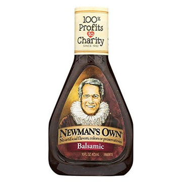 Newman's Own Balsamic Vinegar Salad Dressing 16 oz (Pack of 6)