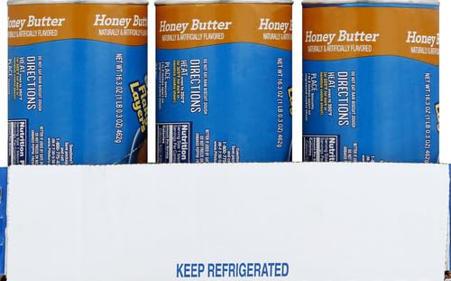 Pillsbury Grands! Flaky Layers Honey Butter Biscuits, 8 Ct, 16.3 oz