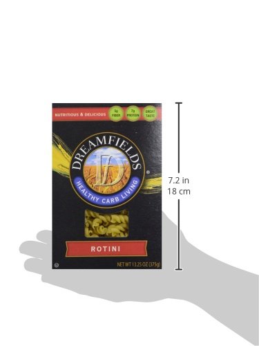 Dreamfields Healthy Pasta Living Rotini, 13.25-Ounce Boxes (Pack Of 6)