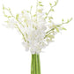 Kabloom Flowers -Valentines Day Collection - 20 White Orchid Without Vase, Gift For Birthday, Sympathy, Anniversary, Get Well, Thank You, Valentine, Mother’S Day Fresh Flowers