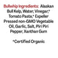Barnacle Foods Bullwhip Kelp Hot Sauce Variety Pack | Kelp & Serrano Or Piri-Piri Peppers | Made In Alaska | Delicious Savory Um