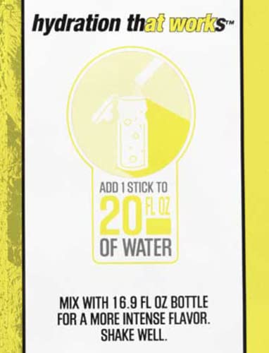 Sqwincher Electrolyte Powder Drink Mix, Sugar Free, Low Calorie, Lemonade, 0.11 oz Packet, Pack of 50, Yellow, Model 060103-LA-