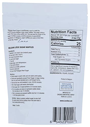 Lars Own Belgian Pearl Sugar, 8 Ounce