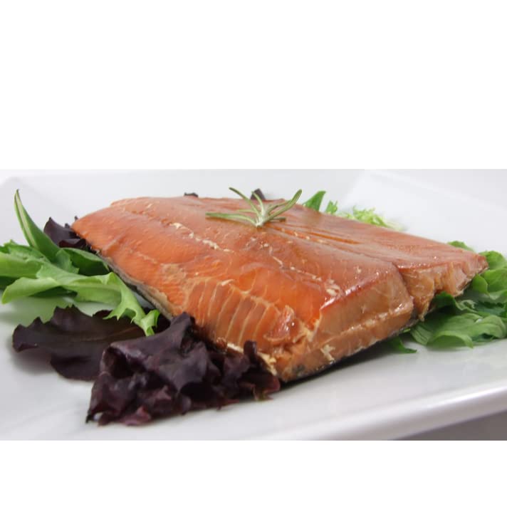 Alaska Smokehouse Premium Smoked Salmon Gift Box - 4 Ounce Pack, Gourmet Seafood Delight