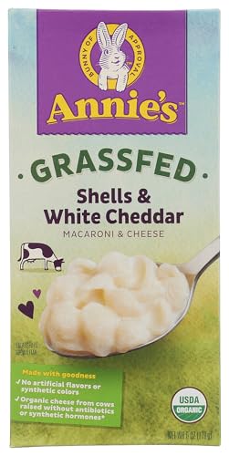 Annies Homegrown Macaroni And Cheese Shell White Cheddar 6 Oz