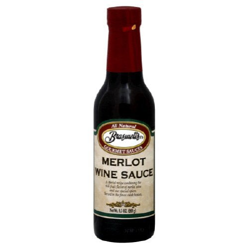 Braswells Merlot Wine Sauce, 9.5 Fl Oz, Pack of 2
