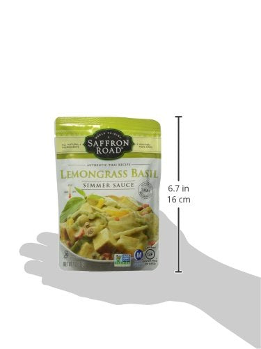 Saffron Road Lemongrass Basil Simmer Sauce, 7 oz