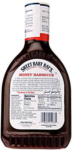 Sweet Baby Rays Barbecue Sauce, Honey, 40 oz