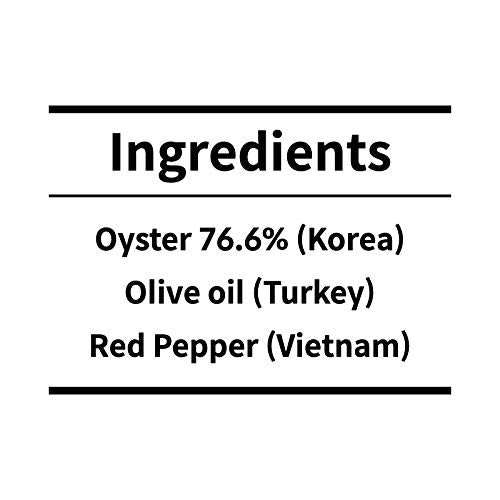 Otter Kingdom Smoked Oysters with Red Chili Pepper in Olive Oil, 3-Ounce (Pack of 12)