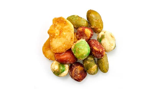Yupik BBQ Protein Snack Mix, 2.2 lb (35.2 oz), A Blend of Edamame, Peanuts, Wasabi Peas & Roasted Broad Beans, Non-GMO, High in