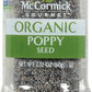 McCormick Gourmet Organic Poppy Seed, 2.12 Oz (Pack of 2)