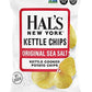 Hal'S New York Kettle Cooked Gluten Free Original Sea Salt Salted Potato Chip Crisps, 2 Oz (Pack Of 24)
