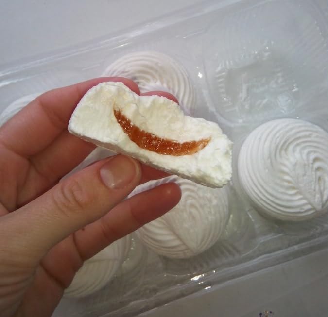 Jako Zefir Smile With Orange Filling Marshmallow 10.58 Oz / 300 Gr Product Of Ukraine (10 Pack)