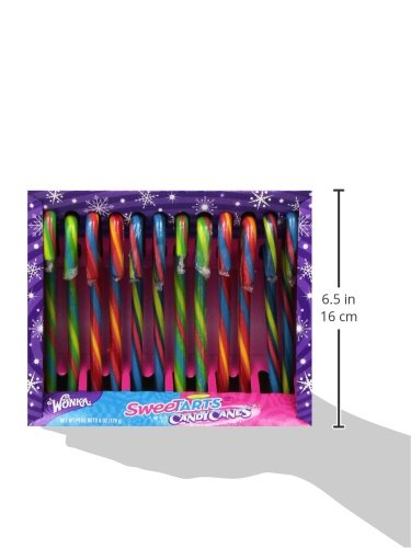 Sweetarts Candy Canes 12Ct.