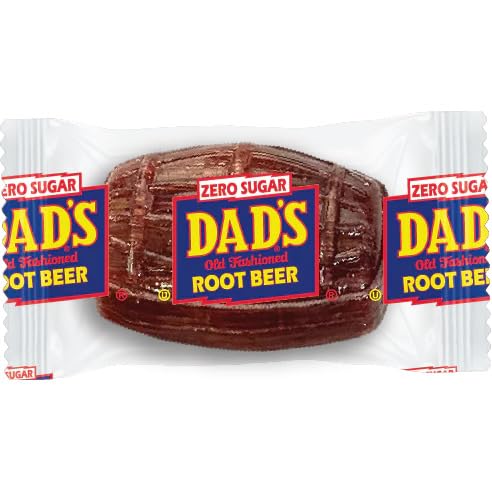 FirstChoiceCandy Sugar Free Root malt-inspired Barrels Hard Candy, Individually Wrapped, 1 Pound, Multicolor Resealable Bag