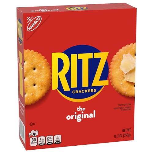 RITZ Original Crackers, Snacks for Kids and Adults, Bulk Lunch Snacks, 6 - 10.3 oz Boxes