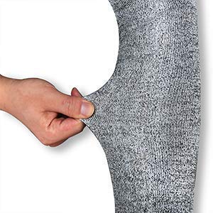 Evridwear 1 Prpack Cut Resistant Sleeves For Arm Work Protection Safety In En388 Level 5, Anti-Puncture Choice With Or Without T