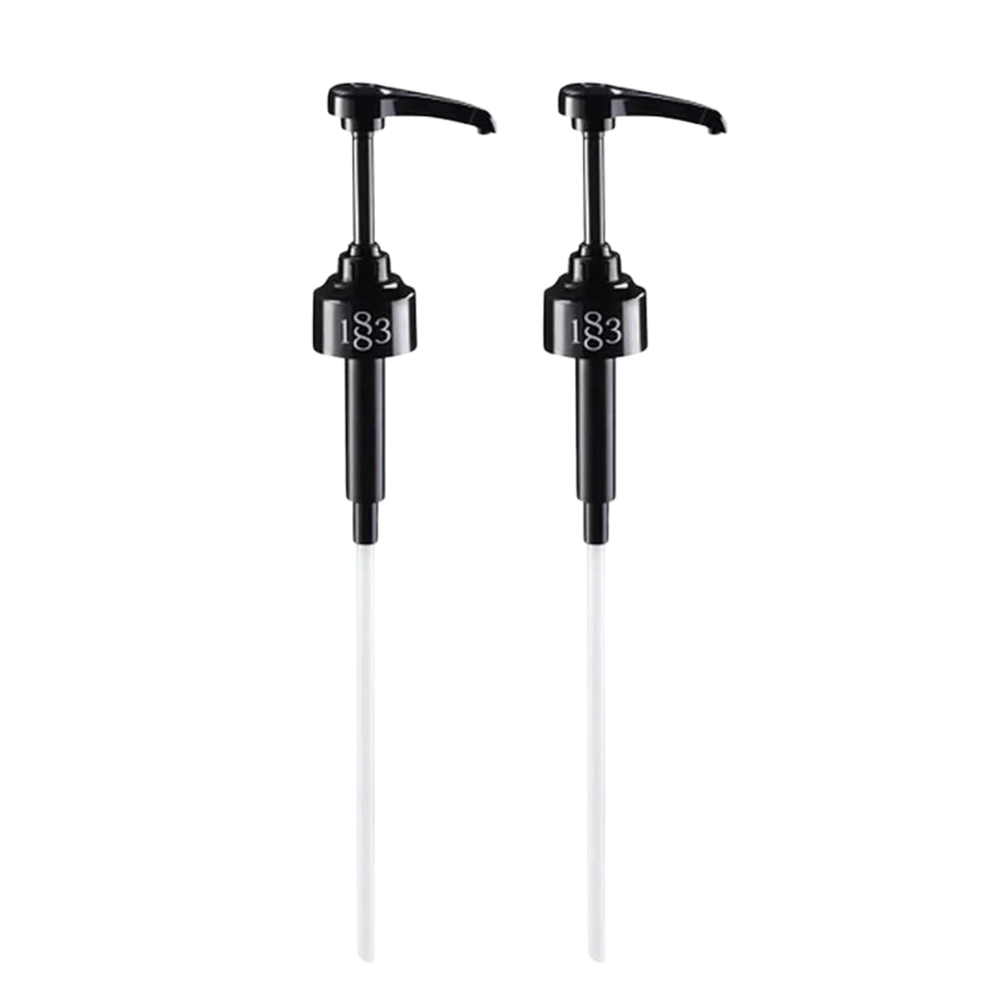 Syrup Pump For Glass Bottles - Gift Pack Of 2, 1L Pumps Compatible With 1883 Maison Routin