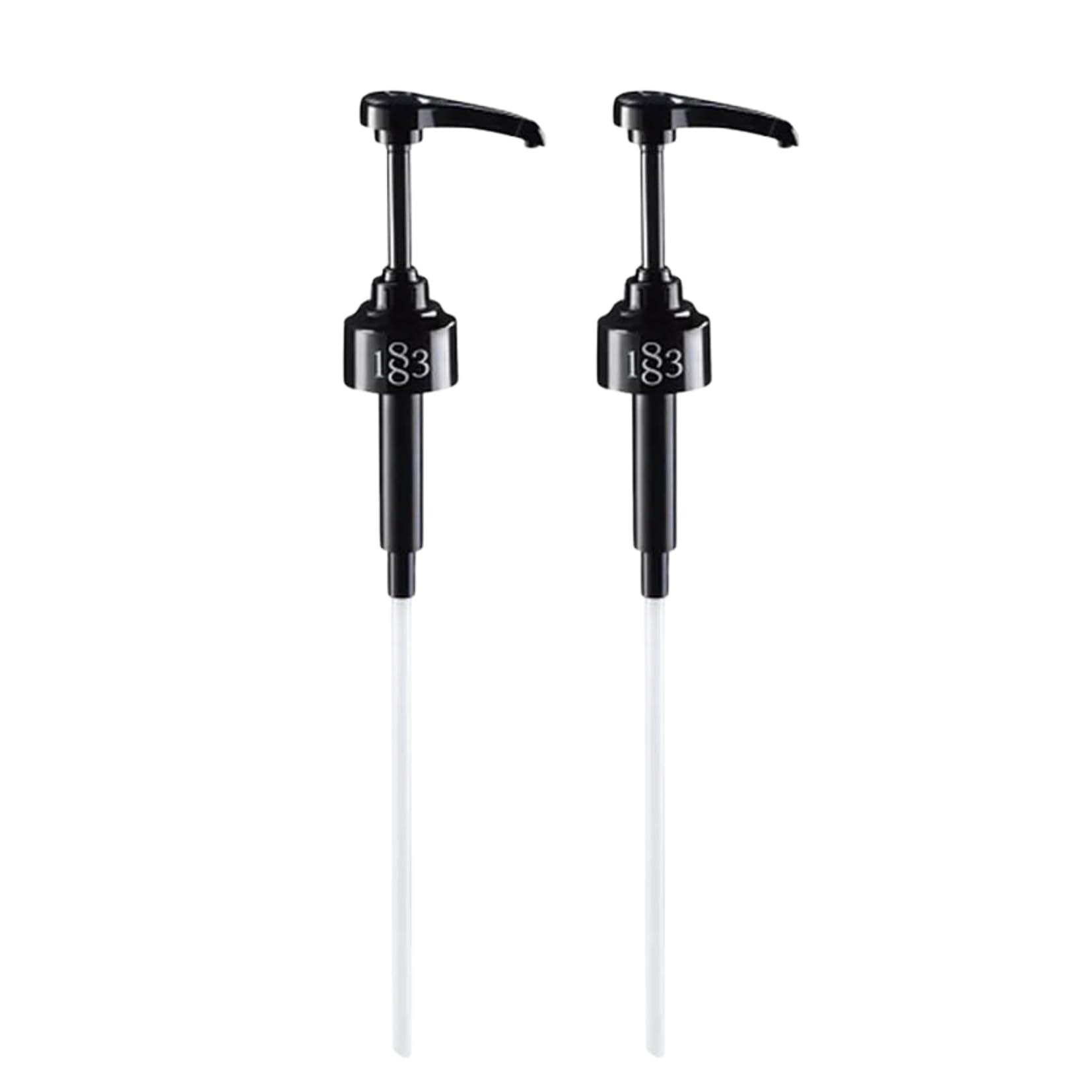 Syrup Pump For Glass Bottles - Gift Pack Of 2, 1L Pumps Compatible With 1883 Maison Routin