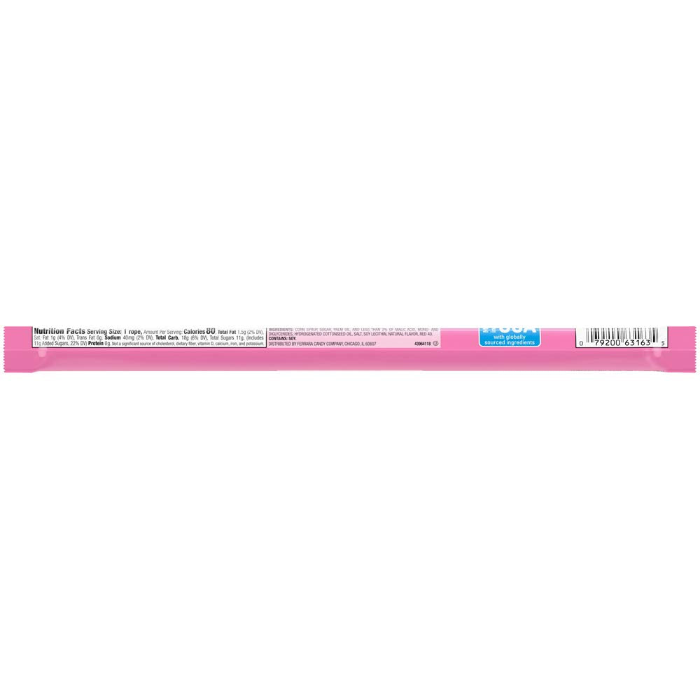 Laffy Taffy Rope Candy, Strawberry Flavor, 0.81 Ounce Ropes (Pack of 48)