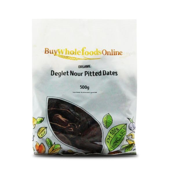 Buy Whole Foods Organic Dates Pitted Deglet Noir (500g)