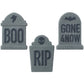 Tombstones Grave Edible Sugar Cake Toppers, 12 Count