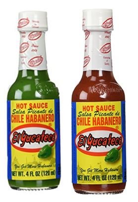 EL YUCATECO Hot Sauce, Aauthentic Mexican Hot Sauce Flavor, Bold Taste with Real Habanero Salsa, Fiery kick in every drop, Spicy