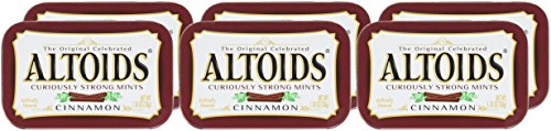 Altoids Curiously Strong Mints, Cinnamon, 1.76Oz Per Tin, 6 Tin Pack