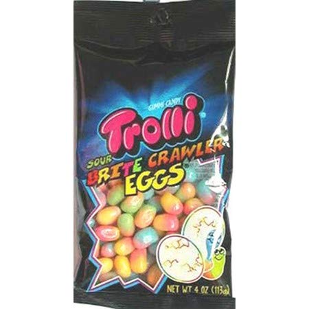 Trolli, Sour Brite Eggs Gummies With A Candy Shell (Pack Of 6)
