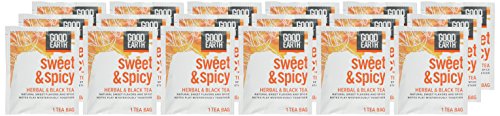 Good Earth Sweet & Spicy Herbal & Black Tea, 18 Ct