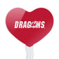 GRAPHICS & MORE Cupcake Toppers Set of 6, Acrylic, Minnesota State University Moorhead, Heart Decoration, One Size
