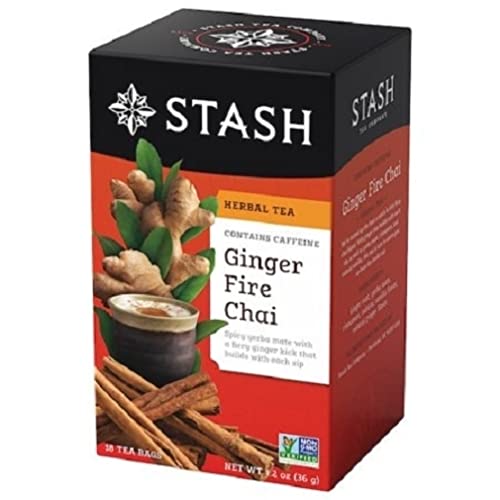 Stash Ginger Fire Chai Herbal Tea, 18 Bag