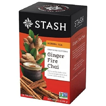 Stash Ginger Fire Chai Herbal Tea, 18 Bag