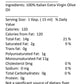 1923 Extra Virgin Olive Oil (Tuscany), 101 Fl Oz