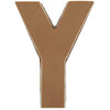 Philadelphia Candies Solid Milk Chocolate Alphabet Letter Y, 1.75 Ounce Novelty Gift