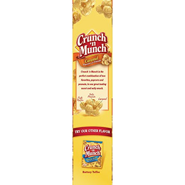Crunch 'N Munch Caramel Popcorn With Peanuts, 6 Oz. (Pack Of 12)