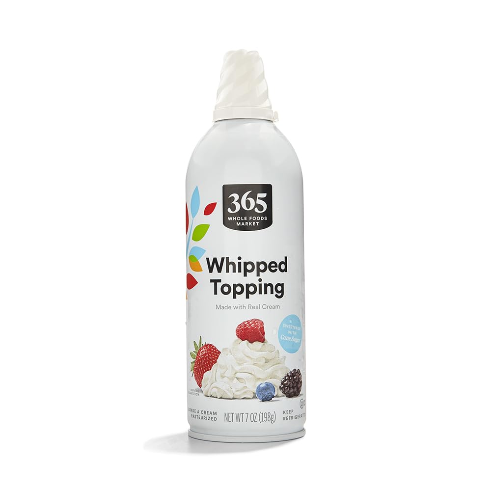 365 By Whole Foods Market  Real Dairy Whipped Cream  7 Oz