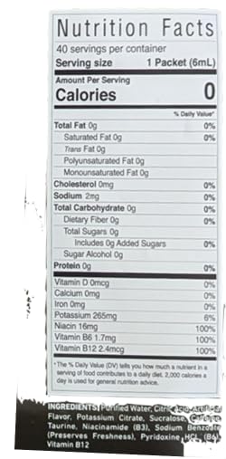Strike Force Energy Drink Mix - Orange Flavor - Sugar Free, Keto Friendly - 40 Liquid Packs