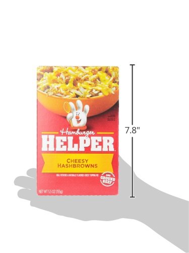 Betty Crocker Hamburger Helper, Cheesy Hashbrowns Hamburger Helper, 5.5 Oz Box (Pack Of 6)