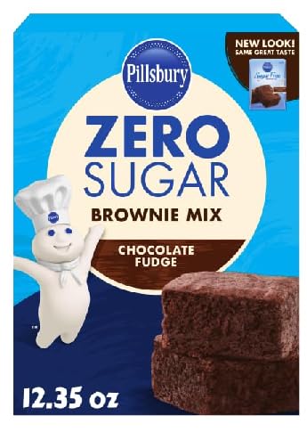 Zero Sugar Chocolate Fudge Flavored Brownie Mix (Pack Of 1 Box) 12.35 OZ