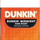 Dunkin Midnight Dark Roast Ground Coffee, 16.5 Ounce