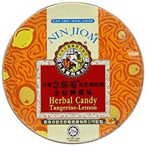 NIN JIOM Herbal Candy - 3 Tins Assortment (Mint, Original, Tangerine-Lemon) - 3 Piece Set
