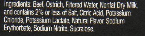 Ostrim (1.5Oz) High Protein Snack Stick, (2 Packs Of 10) (1.5, Pepper (Beef & Ostrich))
