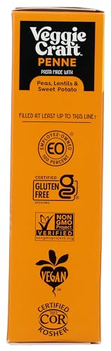 Veggiecraft - Penne Pasta Sweet Potato - Case of 12-8 OZ (12x8 OZ)