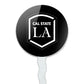 California State University Los Angeles Secondary Logo Cupcake Picks Toppers Decoration Set Of 6
