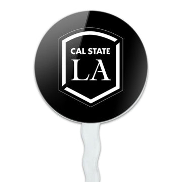 California State University Los Angeles Secondary Logo Cupcake Picks Toppers Decoration Set Of 6