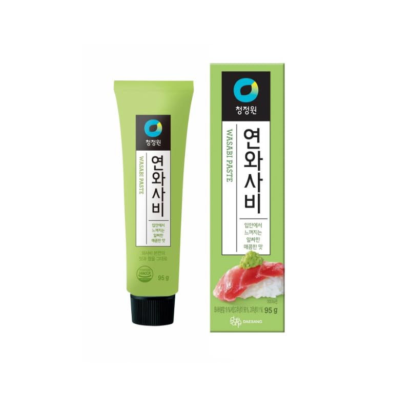 BC233 Korean Premium Light Wasabi Paste - Prepared Wasabi Sauce in Tube, 95g (3.35oz)