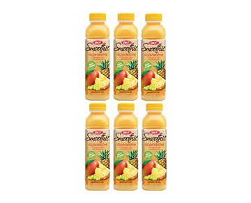 OKF Smoothie, Multi Vitamin enhanced New Drink, 16.9 Fluid Ounce (Yellow Smoothie, 6 Pack)