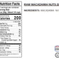 Jaybees Raw Macadamia Nuts - Jumbo Unsalted Whole, High Protein Snack, 2 Pound Bulk Bag
