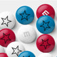 M&Ms World Red, White, And Royal Blue Milk Chocolate Candy - 2Lbs Bulk Resealable Bag For Celebrations, 4Th Of July Decorations,